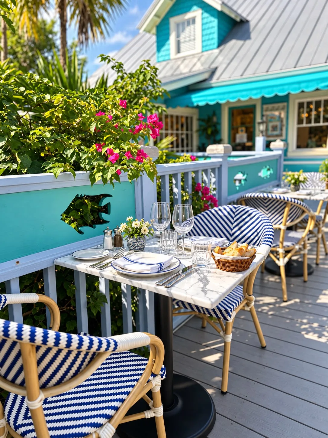 The Patio at Bleu RendezVous