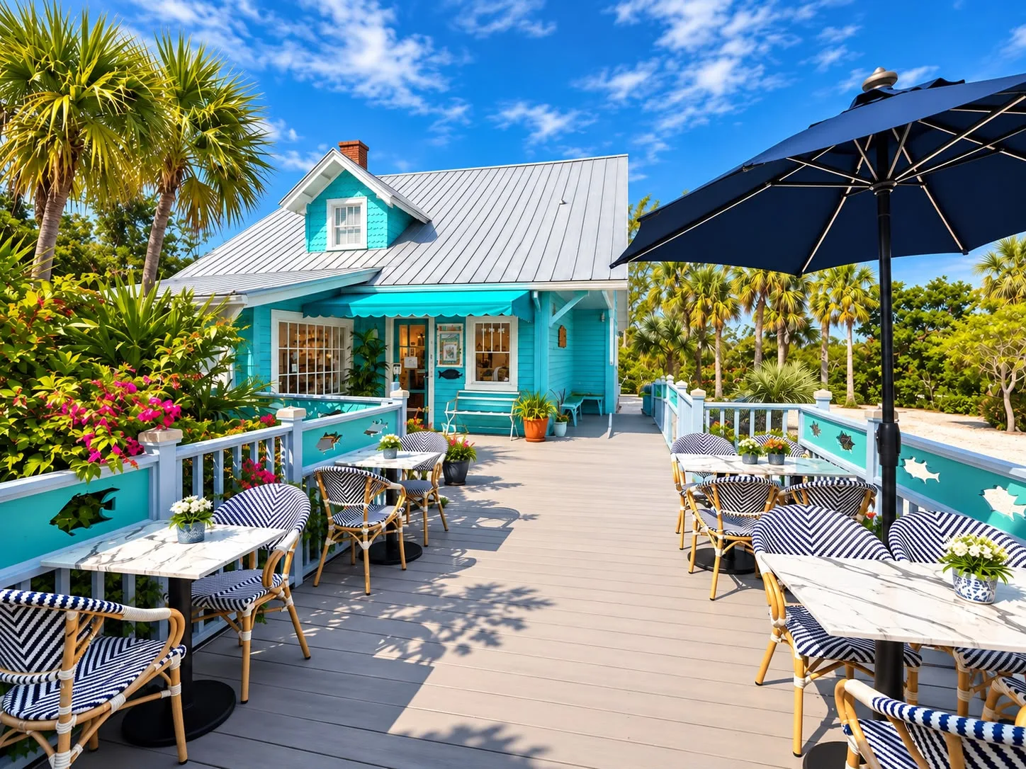 The Patio at Bleu RendezVous