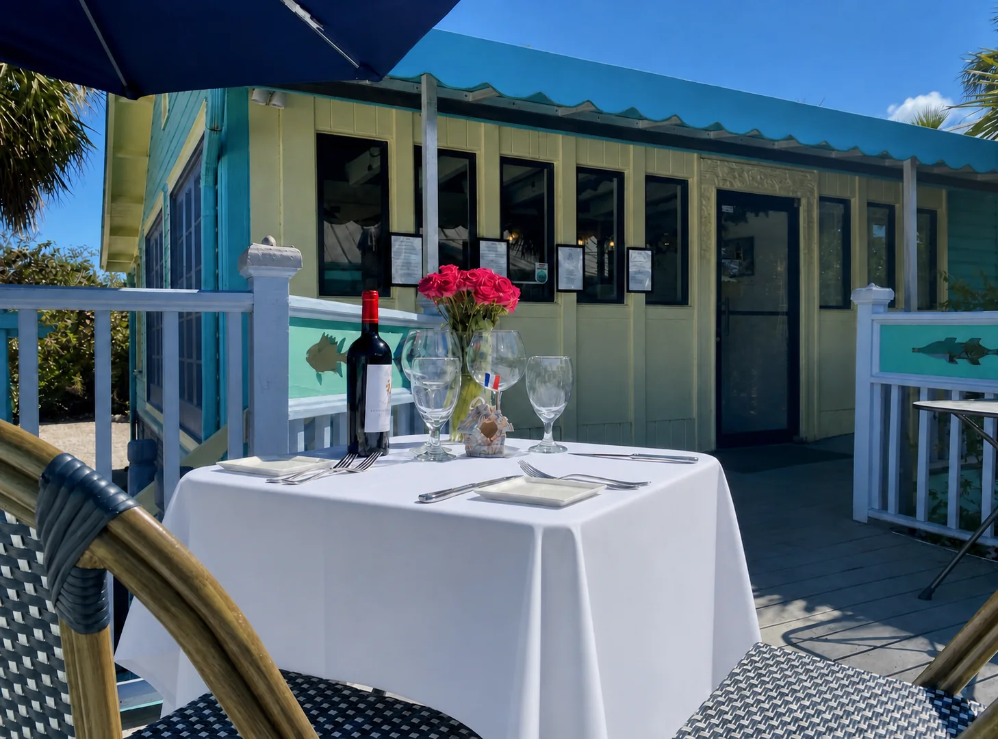 The Patio at Bleu RendezVous